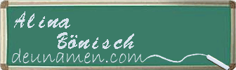 Alina Bönisch Visitenkarte